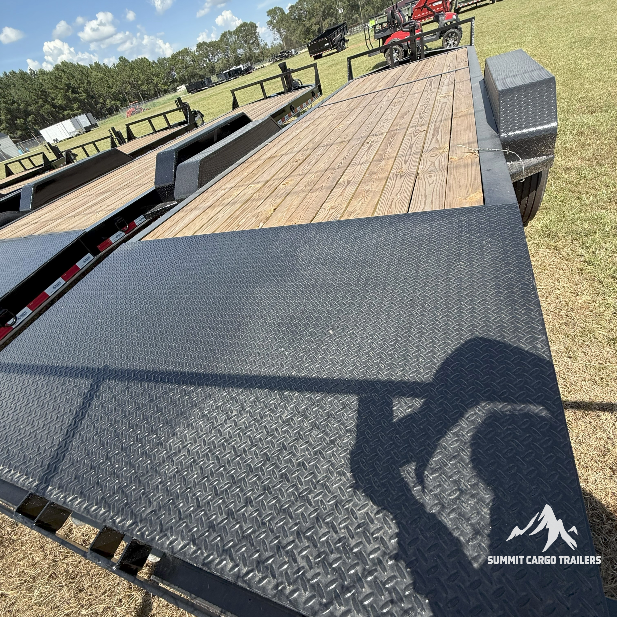 7X24TA Black Utility Trailer