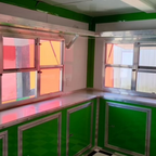 8.5X12TA Lime Green Concession Trailer