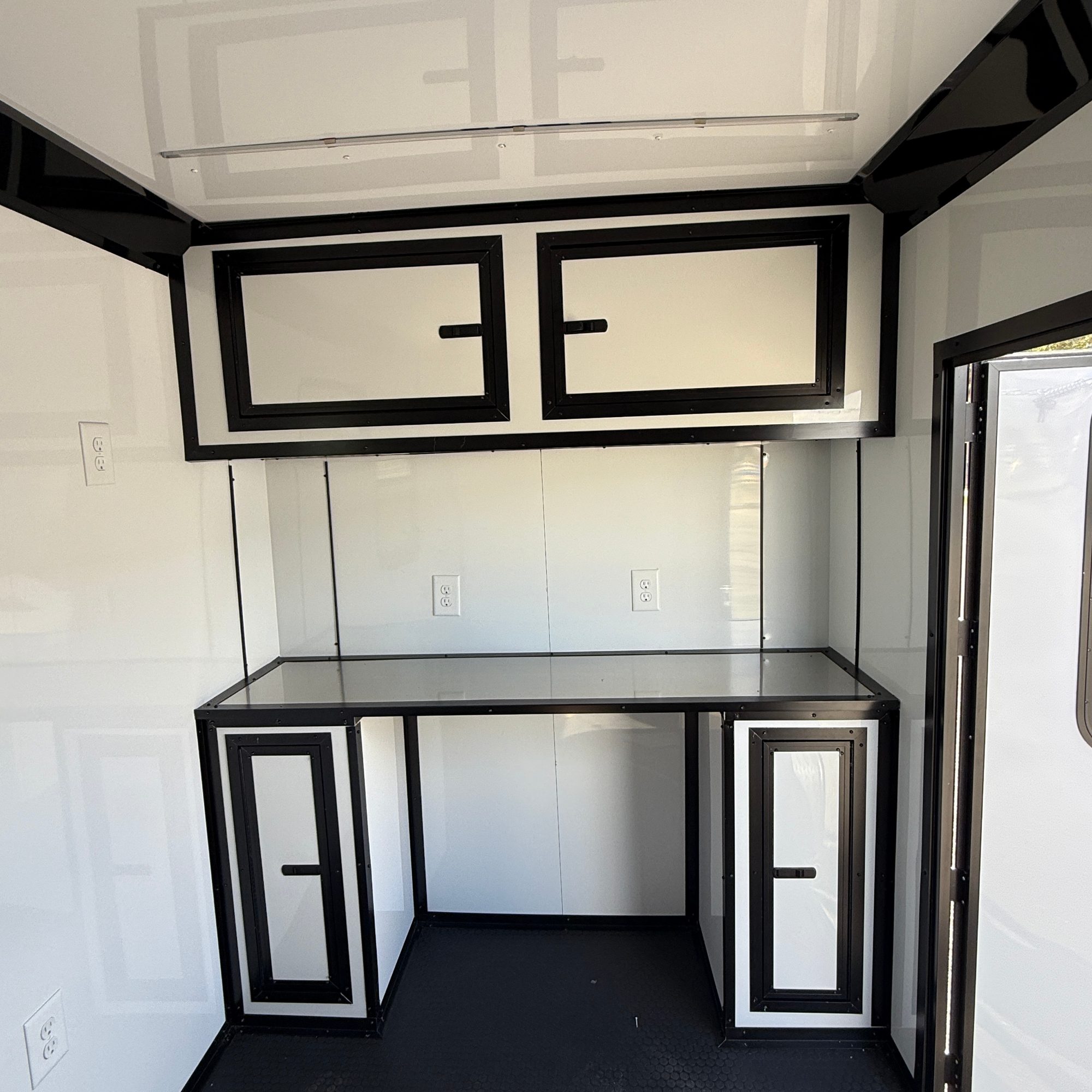 6X12TA Purple Pet Grooming Trailer