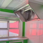 8.5X12TA Lime Green Concession Trailer
