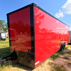 8.5X24TA3 Red Race Ready Trailer