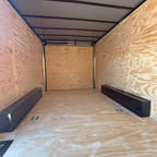 8.5X16TA3 Black Standard Work Trailer