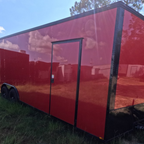 8.5X24TA3 Red Race Ready Trailer