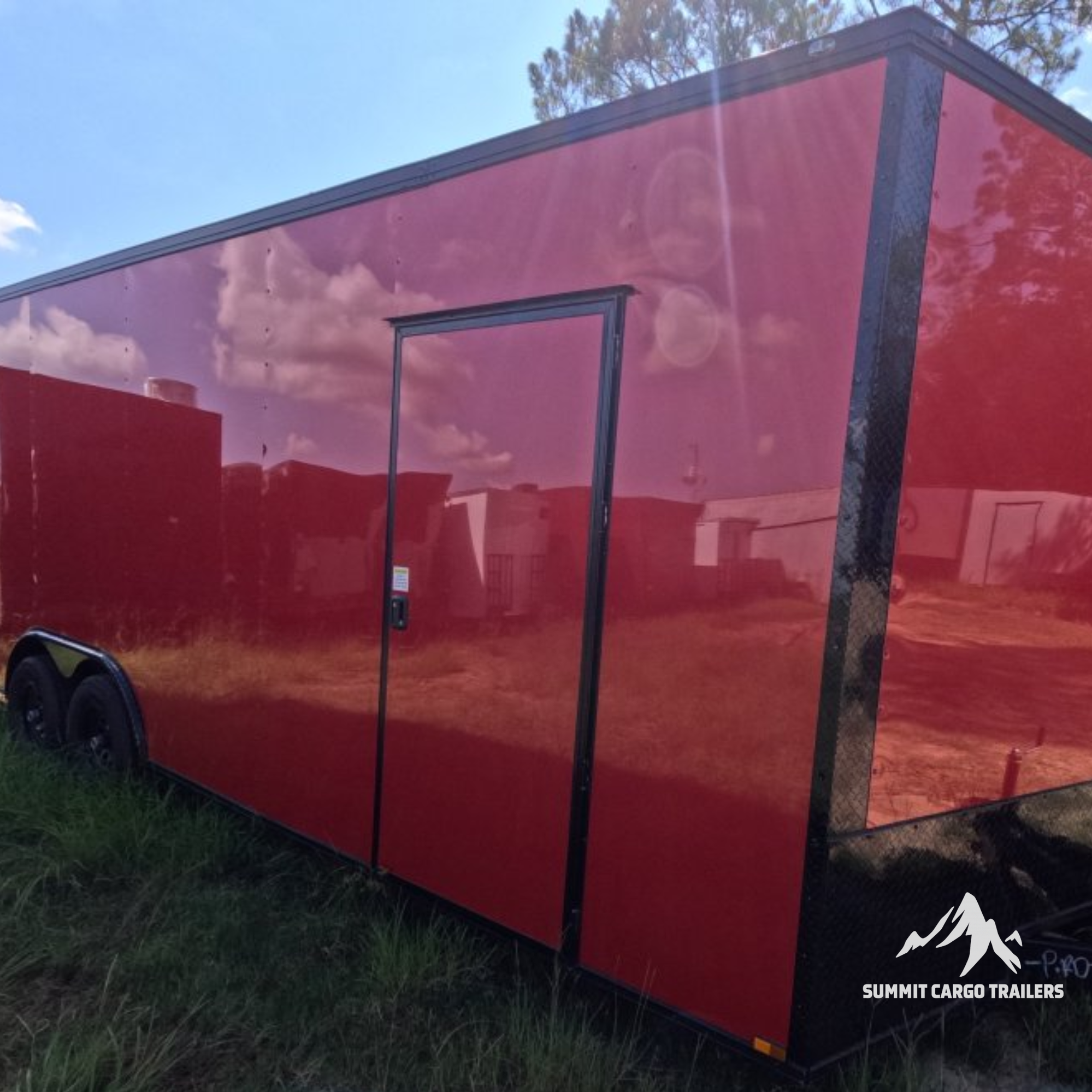 8.5x24TA3 Red Race Ready Trailer