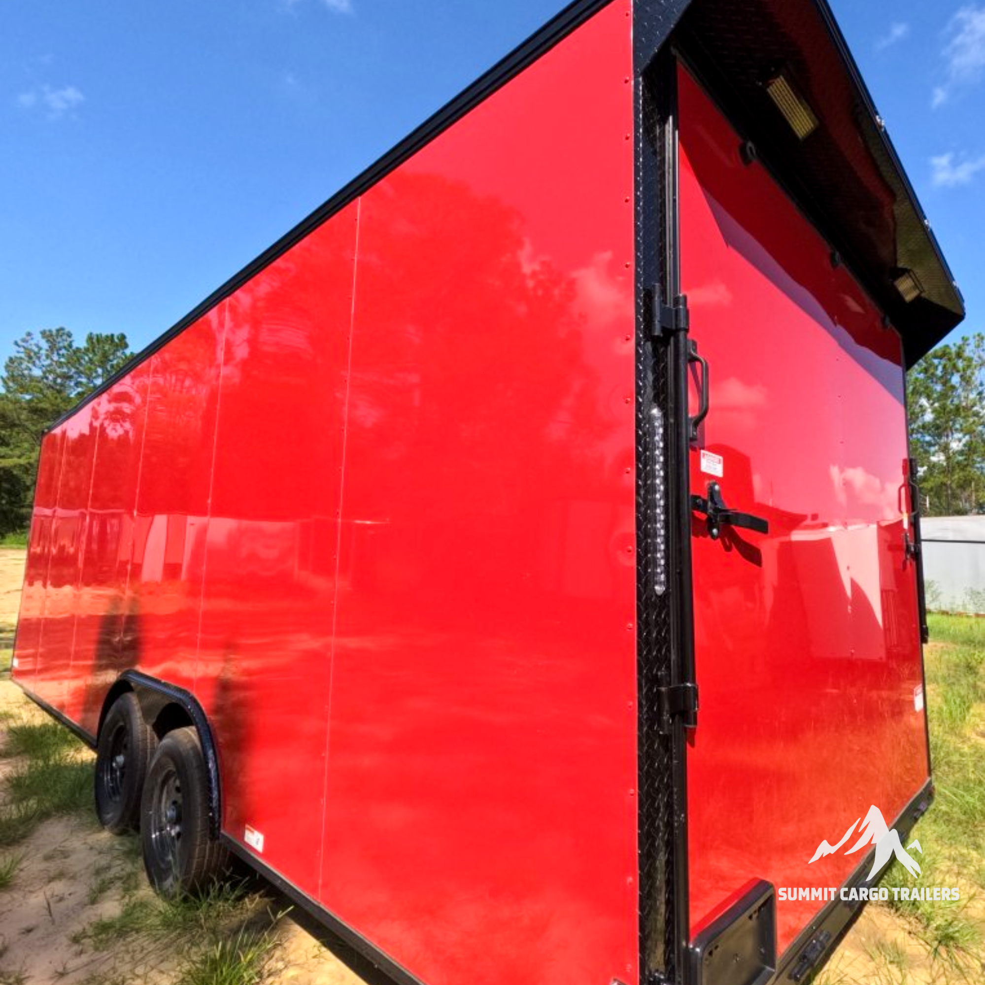 8.5x24TA3 Red Race Ready Trailer