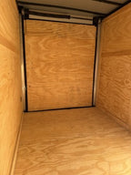 6x12TA Black Enclosed Cargo Trailer