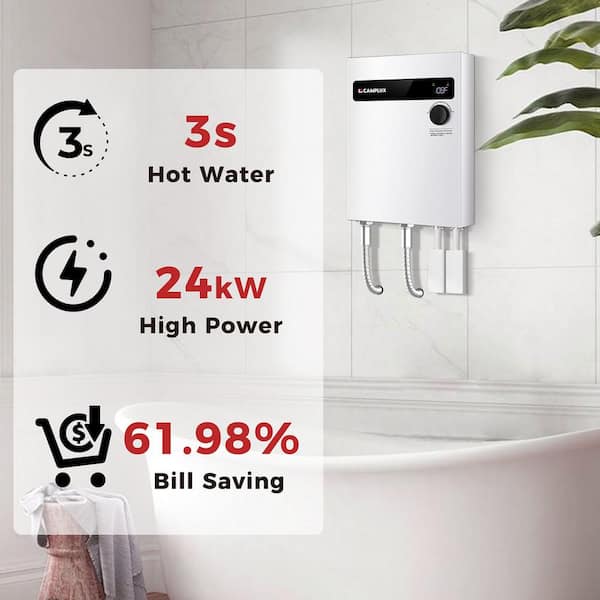 TEW24 Camplux on Demand Electric Tankless Water Heater