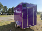 6x10SA Purple Concession Trailer