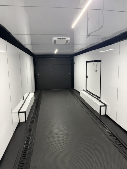 8.5X28TA White Flat Front Race Ready Trailer (Copy)