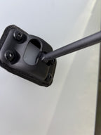 3-Piece Black Trailer Door Catch