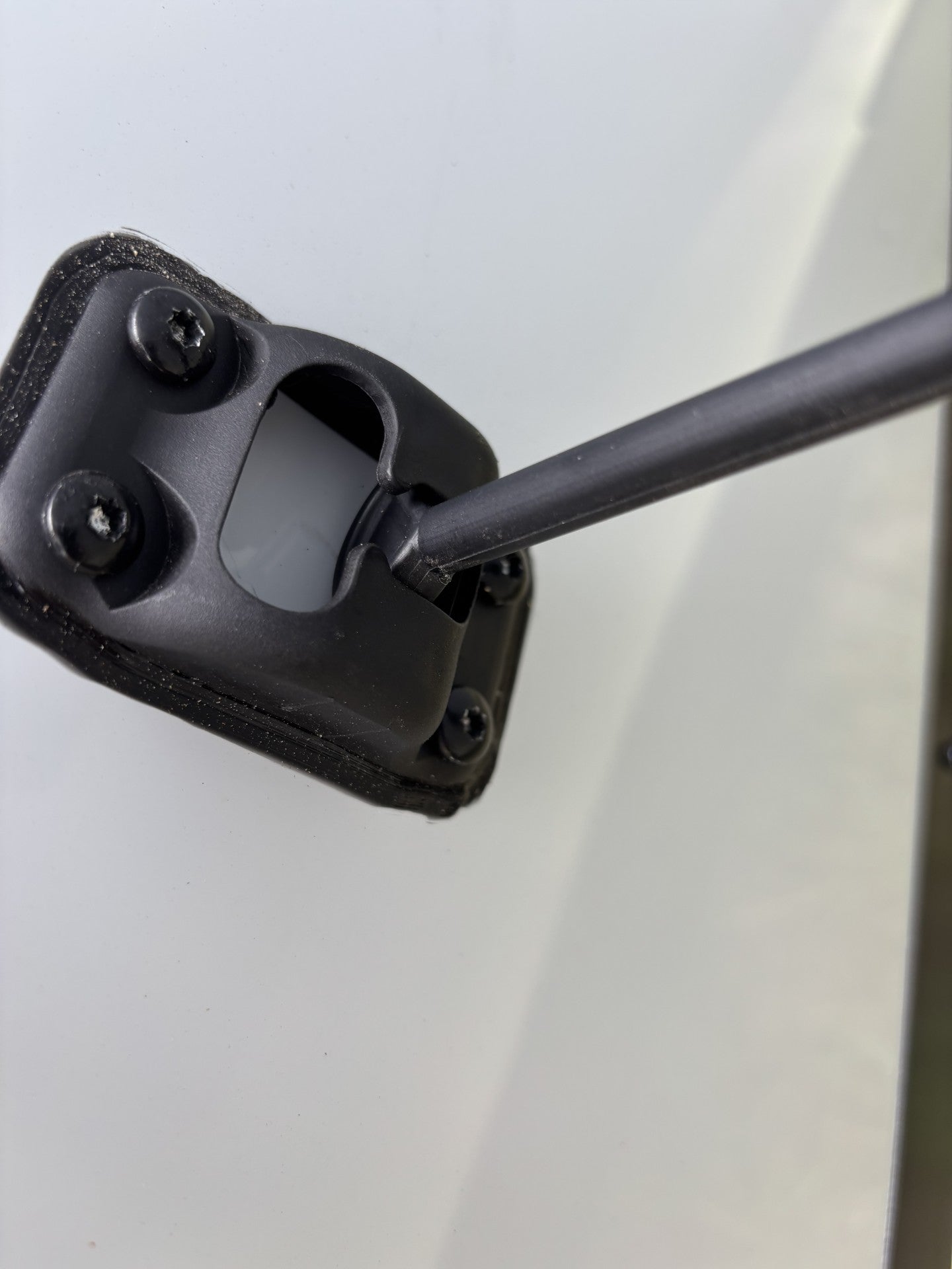 3-Piece Black Trailer Door Catch