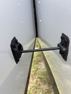 3-Piece Black Trailer Door Catch