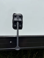 3-Piece Black Trailer Door Catch
