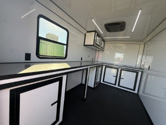 7x12TA White Splicing Trailer