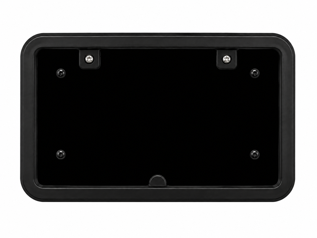 Black License Plate