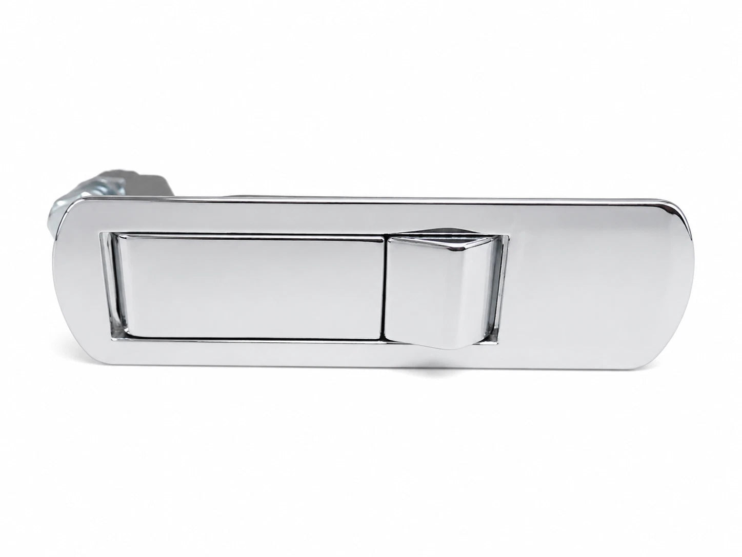 Cargo Trailer Cabinet Door Pivot Latch | Interior Cabinet & Closet Door Latch for Concession, Food & Grooming Trailers (Chrome)