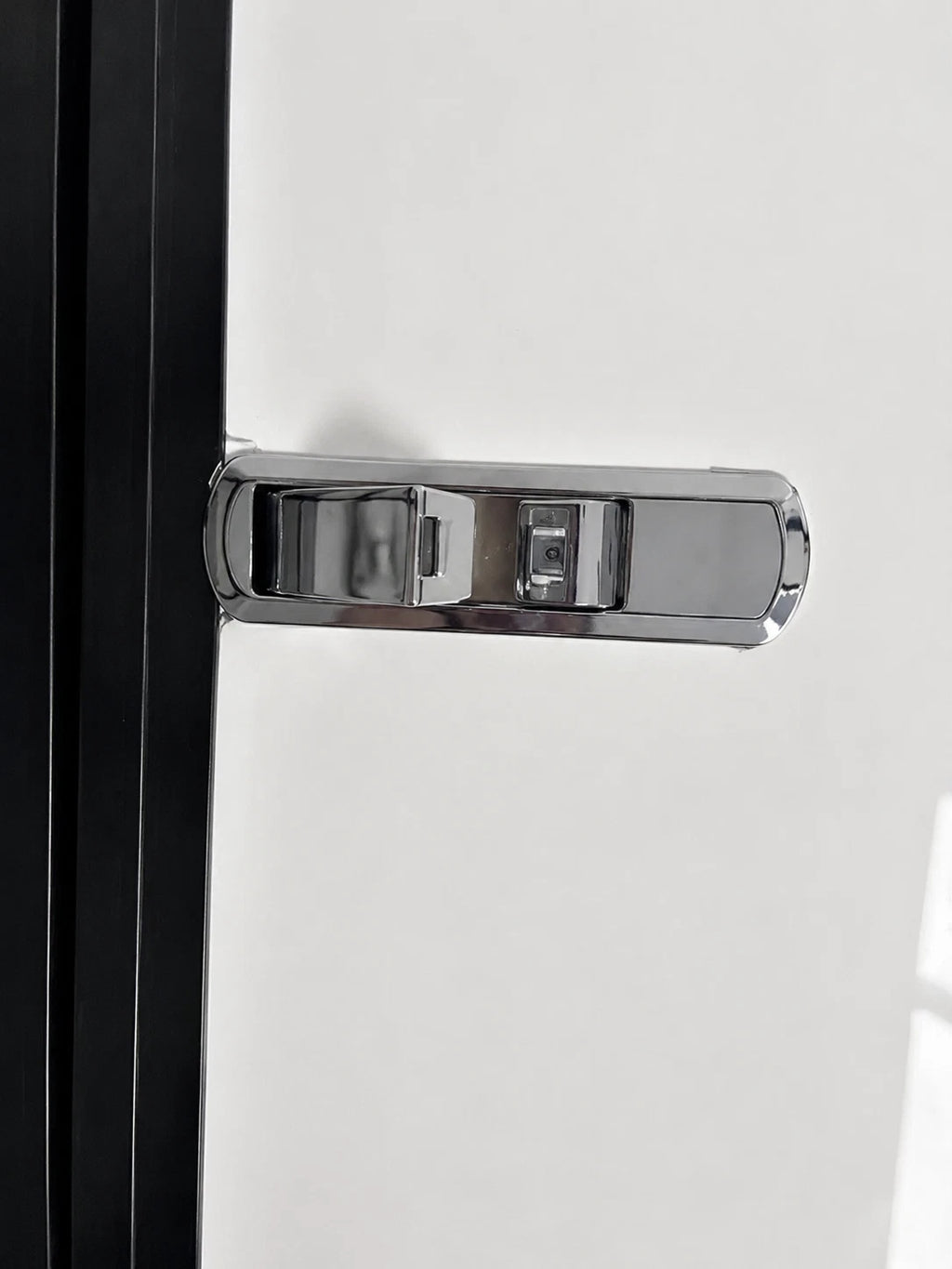 Cargo Trailer Cabinet Door Pivot Latch | Interior Cabinet & Closet Door Latch for Concession, Food & Grooming Trailers (Chrome)