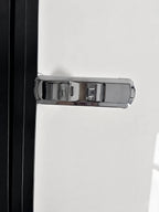 Cargo Trailer Cabinet Door Pivot Latch | Interior Cabinet & Closet Door Latch for Concession, Food & Grooming Trailers (Chrome)